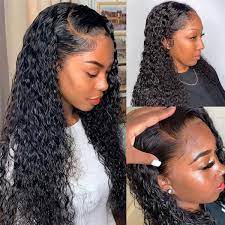 Cheap Lace Front Wigs Curly Fake Scalp Wigs Invisible Lace Wigs With Baby Hair Wigginshair