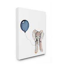 ★ please use the drop down m… Stupell Home Decor Baby Elephant Canvas Wall Art