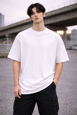 The Ideal Streetwear Silhouette: Dropped Shoulders & Clean Lines, AI generated
