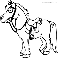 Are you searching horse coloring pages for your kids? Pony Color Page