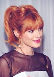 The bangs could be slightly wavy. 519 Ponytail Hairstyles Pretty Fun