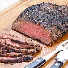 It also gives the meat a nice charred flavor, with or without an outdoor grill: Grilled Flank Steak With Garlic Shallot Rosemary Marinade Cook S Illustrated