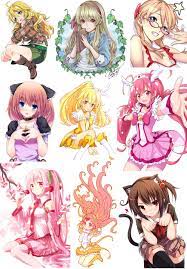 Amazon.com: Anime Manga Girls and Neko/Large Sheet 8