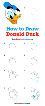 Feel free to explore, study and enjoy paintings with paintingvalley.com How To Draw Donald Duck Really Easy Drawing Tutorial