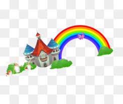 Menggambar dan mewarnai rumah sederhana berpelangi untuk anak. Pelangi Kartun Gambar Gambar Png
