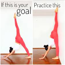 Splits Downward Dog Splits Yoga Tutorial Downward Dog Downward Dog Yoga