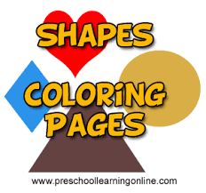 Each printable highlights a word that starts. Kids Shapes Coloring Pages Patterns Preschool Learning Online Lesson Plans Worksheets