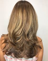 Shoulder length hair can be styled tousled, braided or just tied up in a ponytail. 40 Long Layered Haircuts Herinterest Com