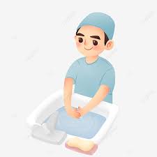 Sebab hanya dengan mencuci tanganlah kuman atau bakteri yang tadinya menempel di permukaan tangan bisa klik pada gambar thumbail untuk mengunduh gambar ukuran penuh. Gambar Kakitangan Perubatan Mencuci Tangan Mencuci Tangan Doktor Jururawat Png Dan Psd Untuk Muat Turun Percuma