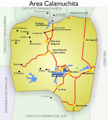 Turismo alternativo ideal para la práctica de deportes náuticos como la pesca, vela, canotaje, kitsurf, windsurf, y muchas más. Plano De Calamuchita Cordoba Calamuchita Cordoba Argentina Turismo Mapa De Argentina