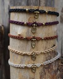 Macrame Bracelet Orange Purple Lila Gold Herbs Macramejewellery Micromacrame Mad Macrame Bracelets Macrame Bracelet Patterns Diy Bracelets With Names