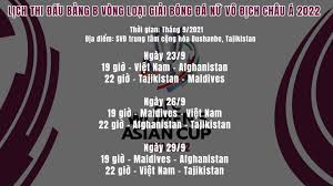 Đội tuyển u23 việt nam nằm tại bảng c, tranh tấm vé vào tứ kết vòng chung kết u23 châu á cùng u23 hàn quốc, u23 thái lan và u23 malaysia. Lá»‹ch Thi Ä'áº¥u Cá»§a Tuyá»ƒn Ná»¯ Viá»‡t Nam Vong Loáº¡i Giáº£i Bong Ä'a Ná»¯ Vo Ä'á»‹ch Chau A Baotintuc Vn