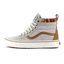 Black And Gold Vans High Tops Womens Vans Sk8 Hi Top Mte Scotchguard Knit Geo Grey Tan High Top Skate Trainers Vans Shoes High Tops Womens Vans High Top Vans