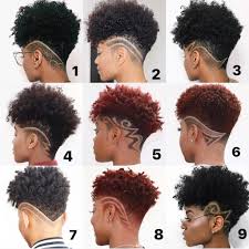 Medium length to long hair following the classic style, or with the front bangs slicked back. Undercut Natural Tapered Haircut