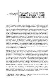 Ontario safety products provides one of the most competitive and comprehensive product lines, backed by the best. Pdf Public Safety In Private Hands A Study Of Ontario S Technical Standards And Safety Authority Mark Winfield Academia Edu