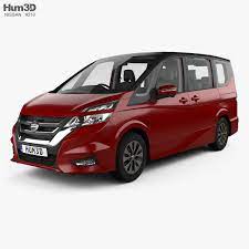 Nissan serena highway star 2015 dapat dibedakan dibedakan pada bumper, grill, desain kap mesin sunroof yang panjang dari serena. Nissan Serena Highway Star With Hq Interior 2016 3d Model Vehicles On Hum3d