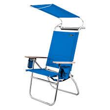 Outdoor Copa 4 Position Big Tycoon Canopy Beach Chair Blue Beach Chairs White Leather Dining Chairs Accent Chairs For Sale