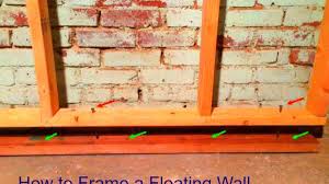 Walls are built from the ground up. How To Frame A Basement Wall That Floats Hubpages