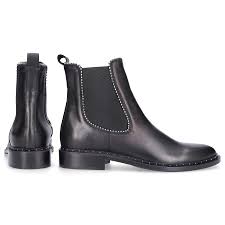 Check spelling or type a new query. Via Roma 15 Chelsea Boots Saint Barth Kalbsleder Nieten Schwarz Online Kaufen Mybudapester Com