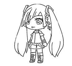 Free printable gacha life coloring pages for kids and for toddlers. Gacha Life Coloring Pages
