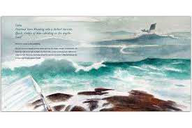 Homer, a master of watercolor, added the human element to landscape painting, showing humans interacting with nature. Caldecott Medal Contender Breaking Waves Winslow Homer Paints The Sea Wonders In The Dark
