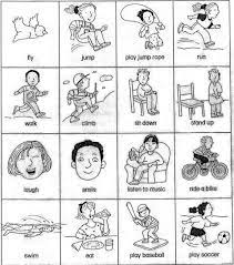 Fichas Didacticas Ingles Fotos Fichas Para Primaria Fichas Verbos En Ingles Teaching Verbs English Verbs Learn English