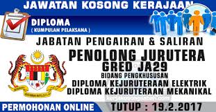 Pembantu kesihatan awam u19 5. Jawatan Kosong Kerajaan Penolong Jurutera Ja29 Jawatan Kosong Terkini Negeri Sabah