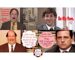 The Office Birthday Card Printable Free Free Printable The Office Valentine Cards The Office Valentines Funny Valentines Cards Valentines Printables Free