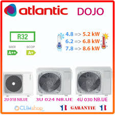 Faites appel à nos installateurs ! Groupe Exterieur Dojo Multi Atlantic R32 2u 018 Nb Ue 3u 024 Nb Ue 4u 030 Nb Ue