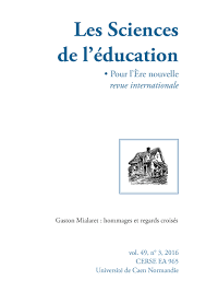 Une structure pour la formation continue en science des enseignants du. Les Origines Et L Evolution Des Sciences De L Education En Pays Francophones 1 Cairn Info