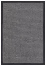 Home furniture diy sisal teppich umkettelt grau 100x200cm 100 sisal gekettelt mc chiropratica it. Sisal Teppich Cuadro Grau Baumwollbordure Anthrazit