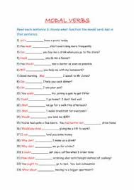 Maybe you would like to learn more about one of these? Modal Verbs Language English Grade Level Upper Intermediate School Subject English As A Second Language E Verb Worksheets Verb English As A Second Language