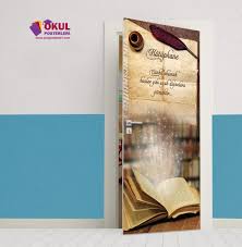 Kutuphane Kapi Giydirmesi 3 Edebiyat Sinifi Kapi Giydirme Kutuphane Kapi Giydirme Turkce Sinifi Kapi Giydirme Sair Ve Yazar Kapi Gi Okul Sinif Kapisi Poster