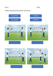 Pengendalian spesimen hidup dan bukan hidup dengan betul dan cermat 5. Jom Sihat Worksheet