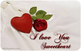 For you sweetheart i will always love you. I Love You Sweetheart Greeting Cards Shining Cards
