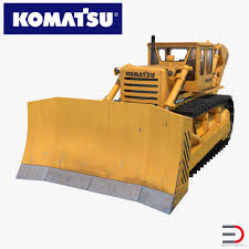 Bulldozer Komatsu 3d Model Komatsu 3d Model Model
