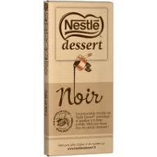 Nestle Dessert Tablette Chocolat Noir 205g