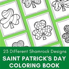 Happy st patricks shamrock coloring page. Saint Patrick S Day Coloring Pages With Shamrocks For Kids And Adults