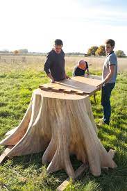 10 Woodworking Projects You Can Make That Sell Really Well Garden Projects Is An Enjoyable And Easy Woodworking Ni Root Table Tree Stump Table Stump Table