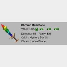 Check spelling or type a new query. Other Mm2 Chroma Gemstone In Game Items Gameflip