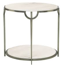 Coffee tables are the centerpiece of seating areas, and they are an essential part of creating a place for people to gather. Round Metal End Table Bernhardt