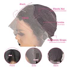 Amazon.com : Lace Front Wigs Human Hair 13x4 Glueless Lace Frontal Wigs  Human Hair Pre Plucked 150% Density Human Hair Wigs For Black Women With  Baby ...