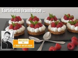 Tartelette Framboise Recette Gourmande Par Chef Sylvain Youtube Mini Tarte Recette Patisserie Recette