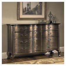 Noble Accent Console In Silver And Bronze Refinishing Furniture Furniture Makeover Decor