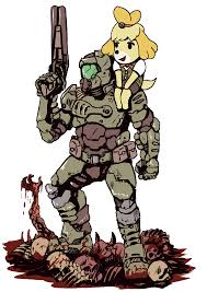Ultimate Team Doomguy And Isabelle Know Your Meme Fortnite semaine 5 carte au tresor. ultimate team doomguy and isabelle