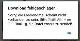 Send messages, share videos and image and make calls for. Whatsapp Download Fehlgeschlagen Von Alten Medien Fotos Und Videos