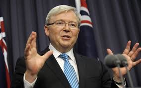 Kevin Rudd becomes first Australian prime minister to support gay ... via Relatably.com