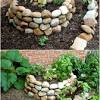 If you are creating your own rock garden, dig small depressions in the soil for. 3