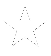 How To Draw A Perfect Star 13 Steps With Pictures Drawing Stars Star Template Star Diy
