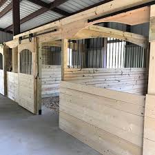 As promised here are the pictures of our completed 3 car garage and barn with stalls with all the product we great job on the design and construction. Good Morning Here Are My Finished Stalls They Are Beautiful Just Like I Figured They Would Be Horse Barn Ideas Stables Horse Barn Plans Luxury Horse Barns